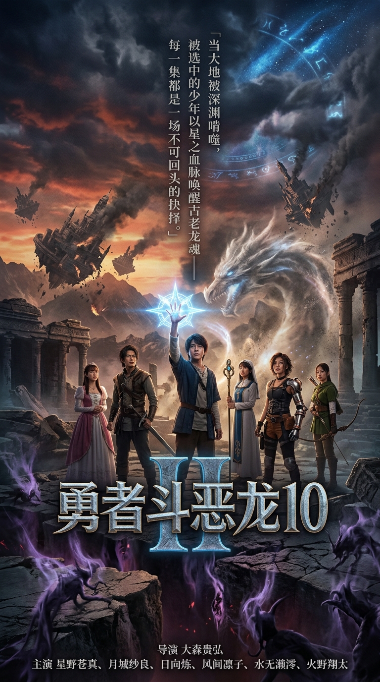 《勇者斗恶龙10》主视觉海报